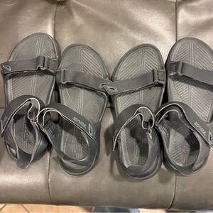 Teva Black Adjustable Sandals